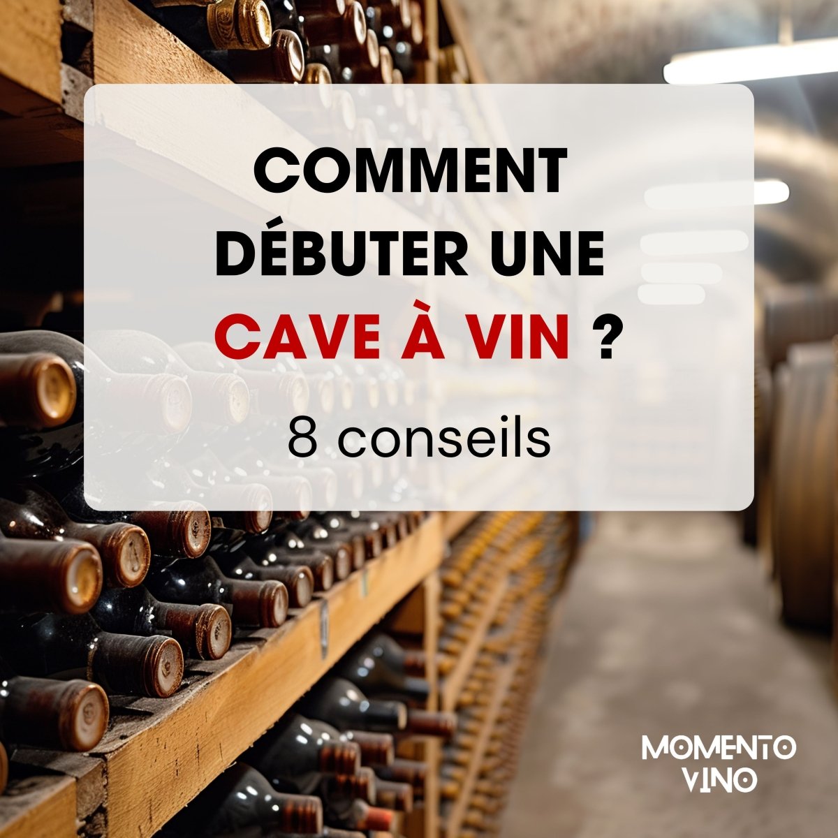Comment commencer une cave à vin chez soi : 8 conseils pour bien débuter - Momento Vino | Solutions pour le stockage du vin