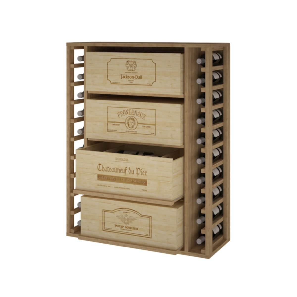 Caisses de vin en bois | Dionysos 2542