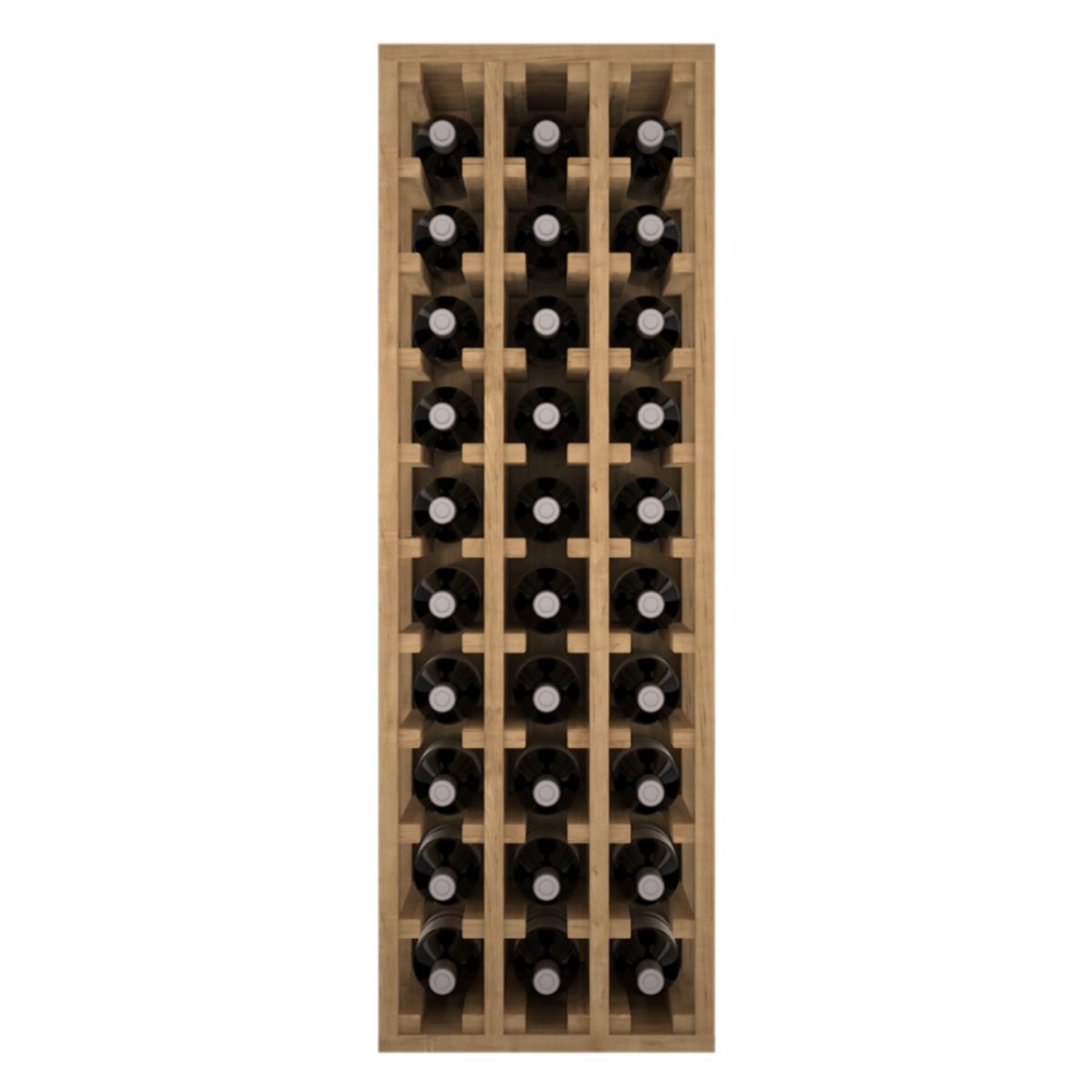 Range Bouteille Bois Vertical