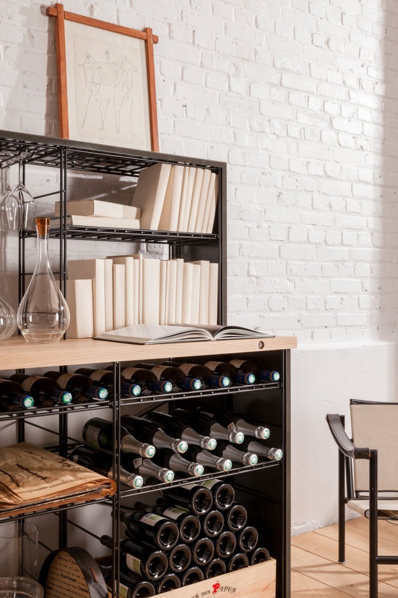 range-bouteille industriel