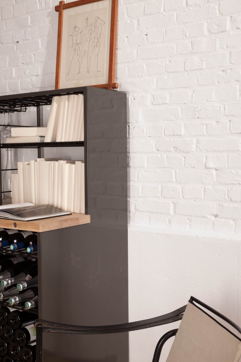 Meuble range bouteilles industriel