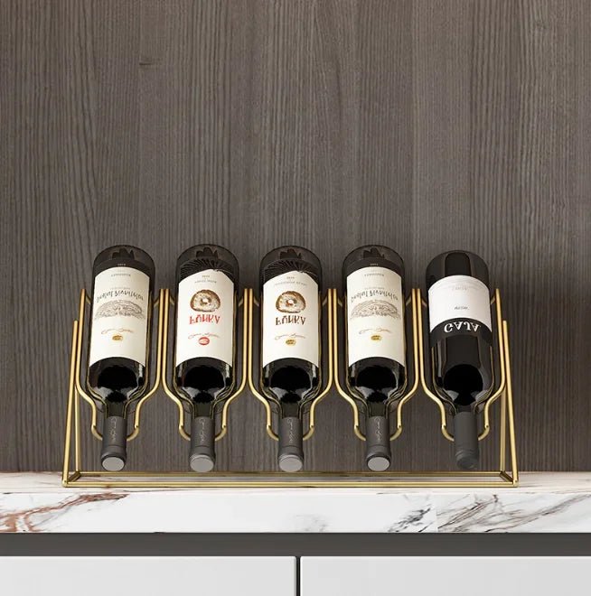 Porte - bouteilles métal | Grain de Chêne