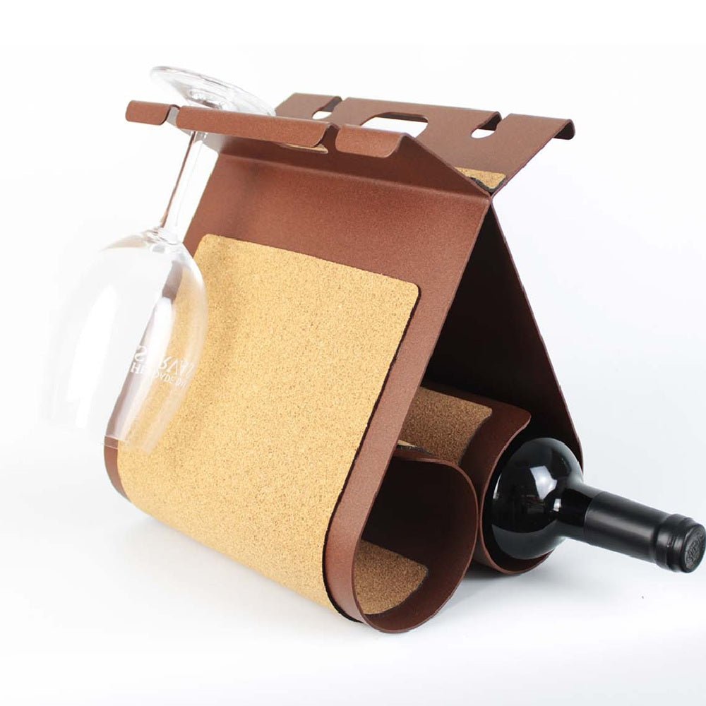 Porte - bouteilles métal | Verres et vin