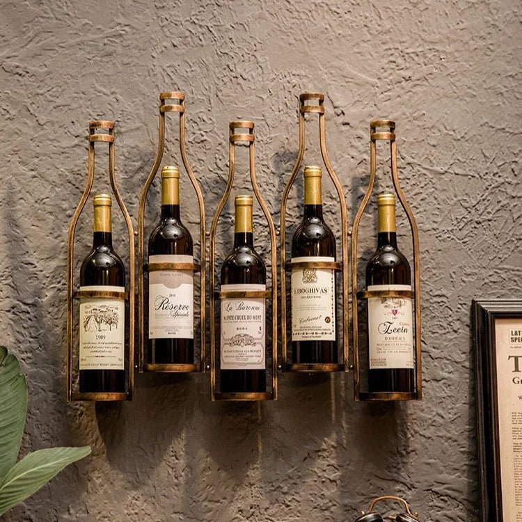 Porte - bouteilles mural | Esprit Bistrot
