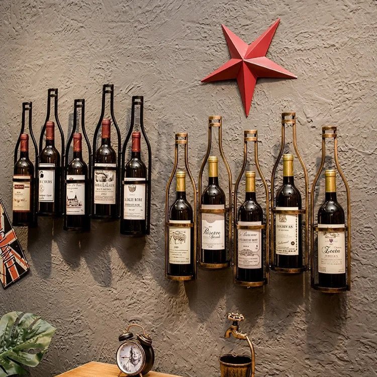 Porte - bouteilles mural | Esprit Bistrot