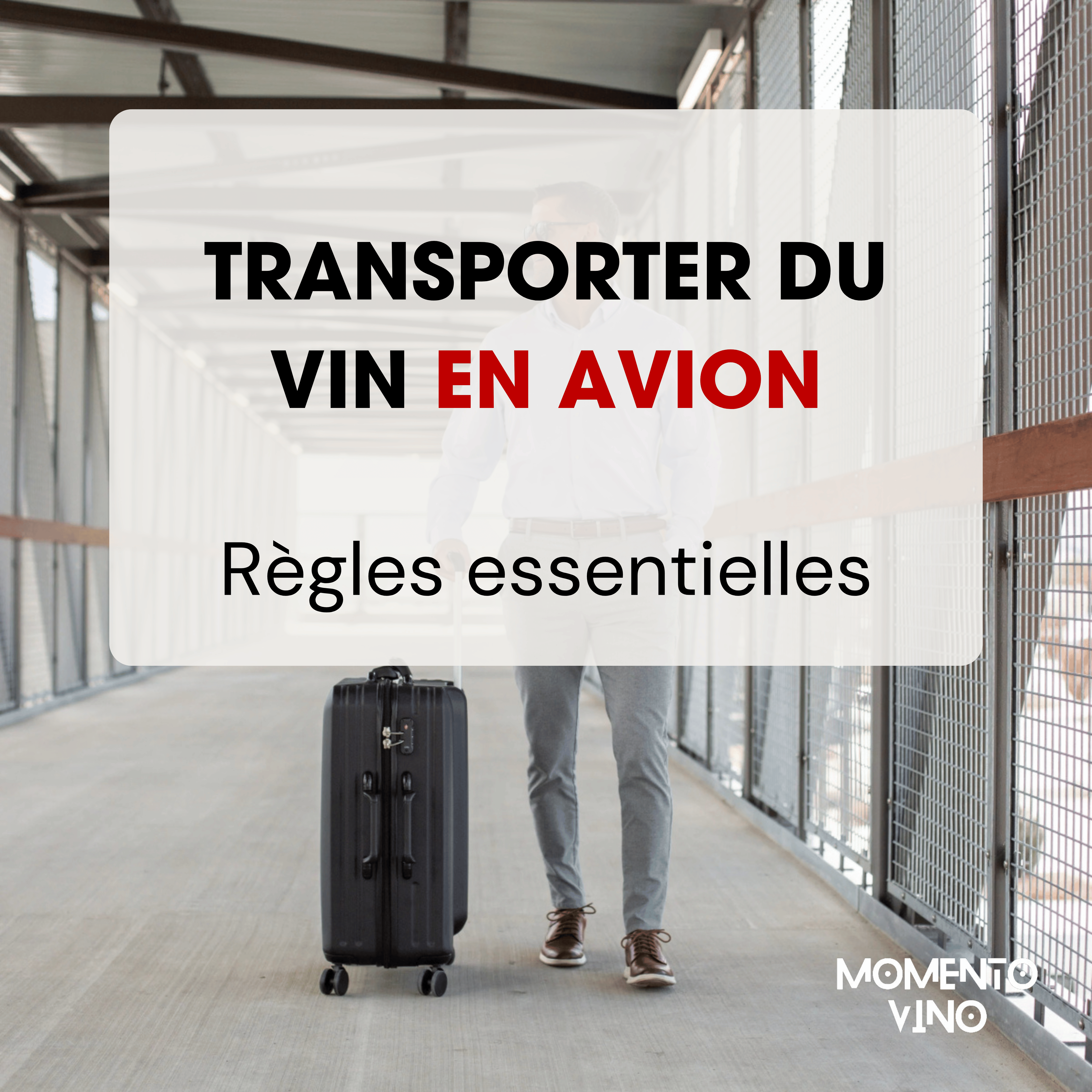 Transporter du Vin en Avion : les règles essentielles - Momento Vino | Solutions pour le stockage du vin