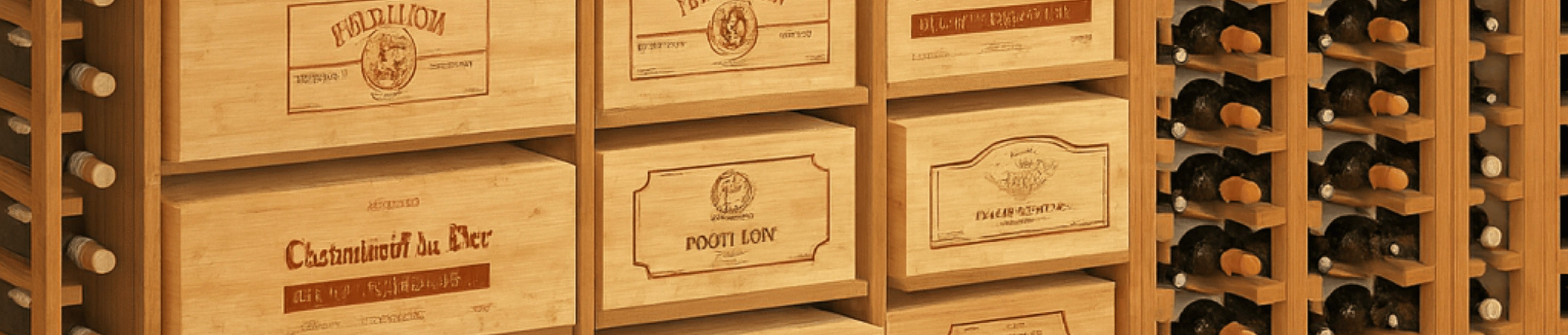 Caisses de vin