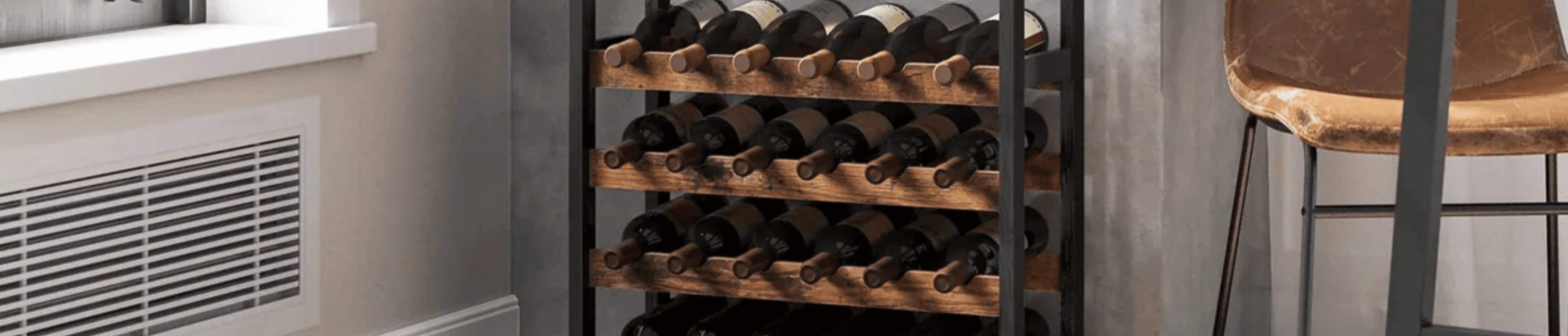 Étagères à vin en bois